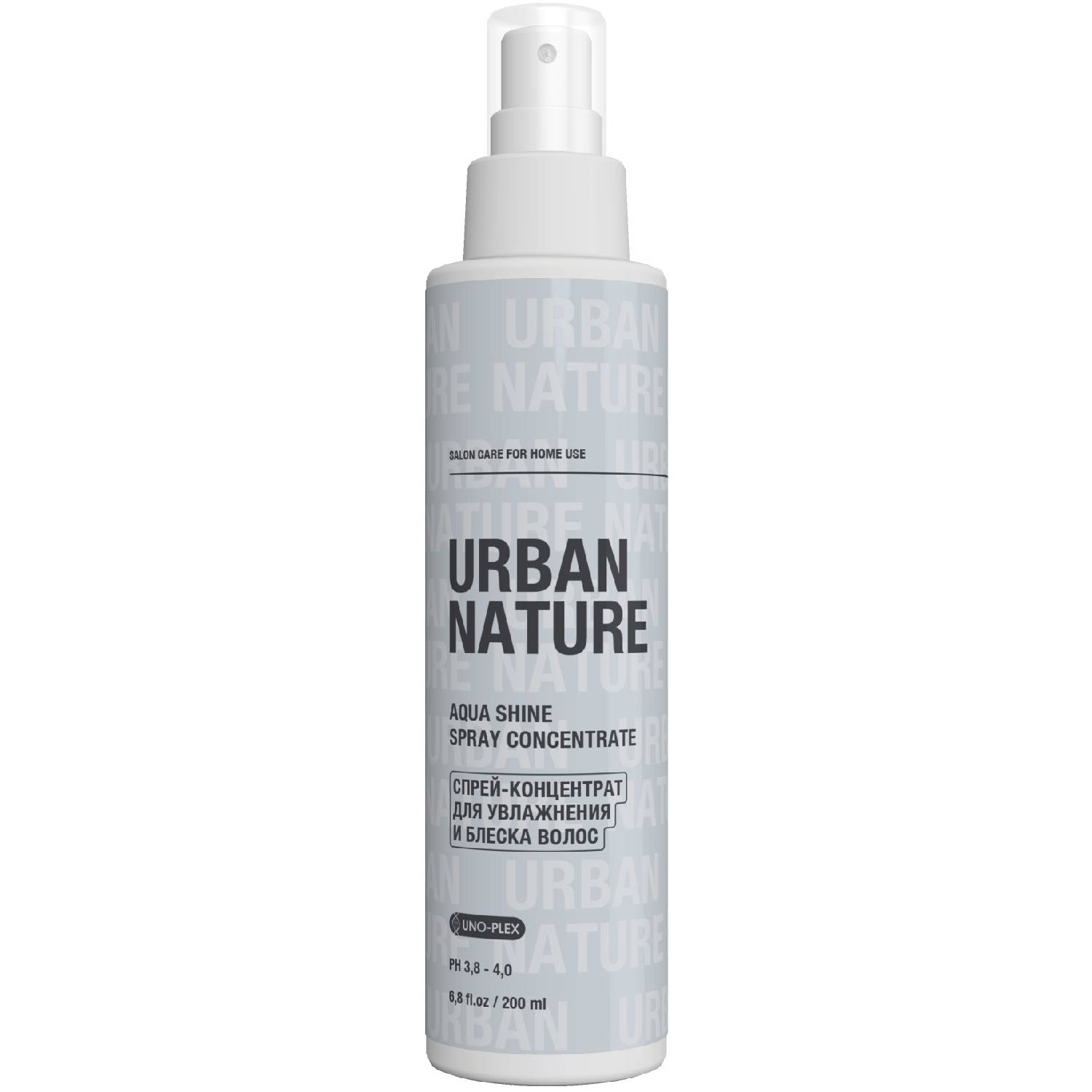 Urban Nature Спрей-концентрат для увлажнения и блеска волос, 200 мл (Urban Nature, Aqua Shine)