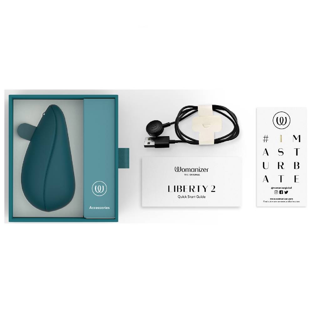 Вуманайзер Бесконтактный клиторальный стимулятор Liberty 2, темно-бирюзовый (Womanizer, Liberty) фото 7