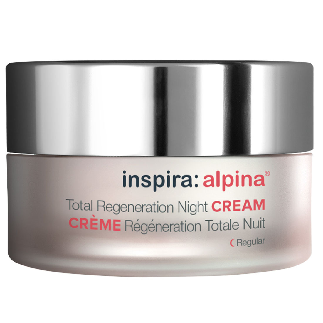 Inspira Cosmetics Легкий ночной регенерирующий лифтинг-крем Total Regeneration Night Cream Regular, 50 мл (Inspira Cosmetics, Alpina) ночной регенерирующий лифтинг крем для лица inspira absolue total regeneration night cream 50мл