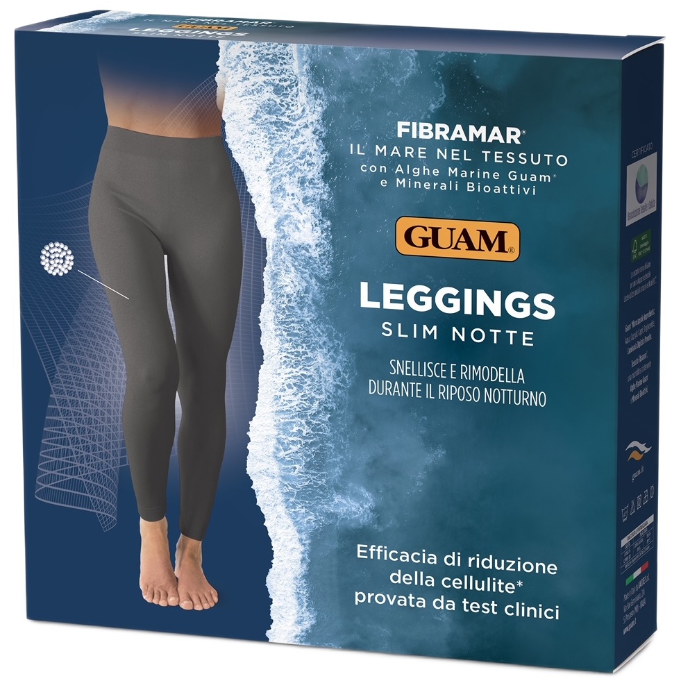 Гуам Легинсы моделирующие ночные Fibramar Slim Notte серый, размер XS/S (Guam, Аксессуары) фото 0
