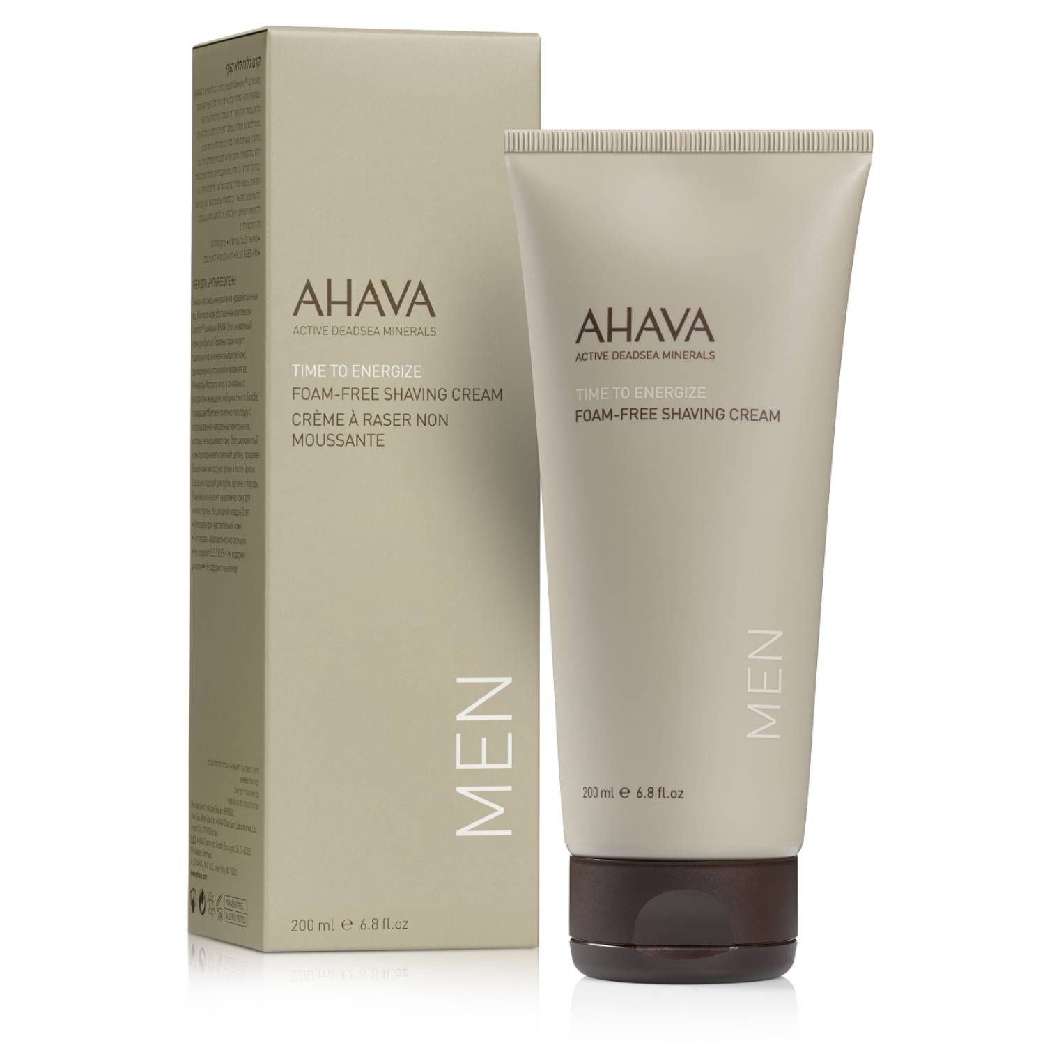 Ahava Крем для бритья без пены, 200 мл (Ahava, Time to energize)