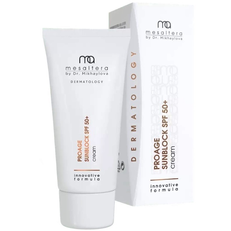 Мезальтера Солнцезащитный омолаживающий крем Proage Sunblock SPF50, 50 мл (Mesaltera by DR. Mikhaylova, Уход для всех типов кожи) фото 0