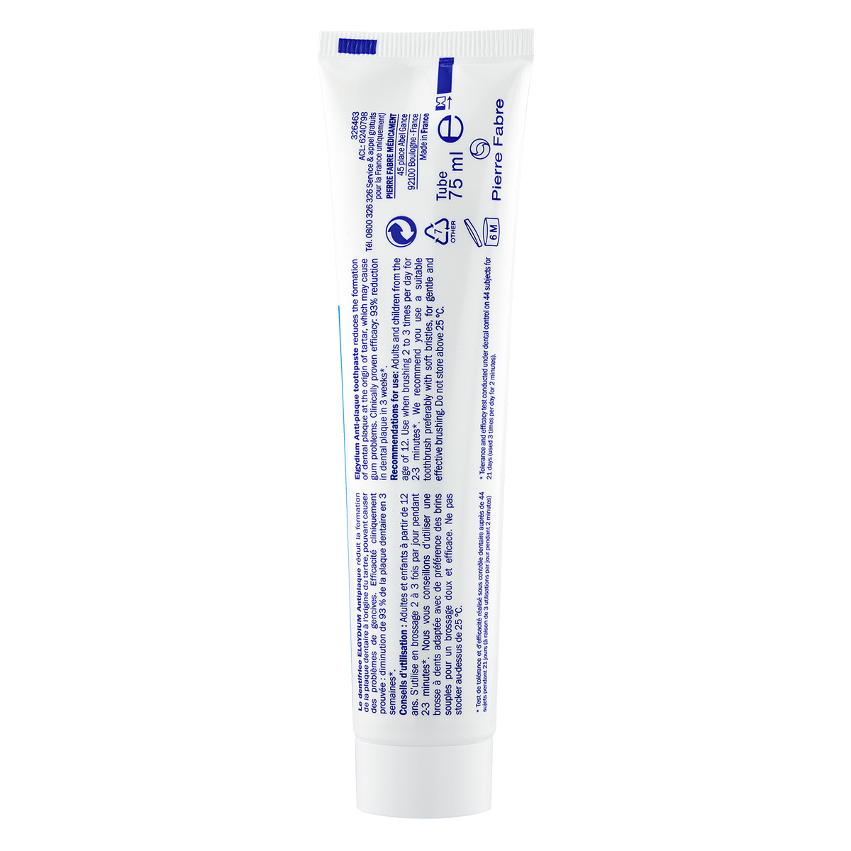 Эльгидиум Зубная паста против зубного налета 12+, 75 мл (Elgydium, Care) фото 2