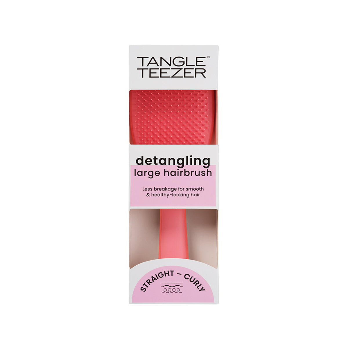 Тангл Тизер Расческа для длинных или густых волос The Large Ultimate Detangler Salmon Pink (Tangle Teezer, The Ultimate Detangler) фото 9