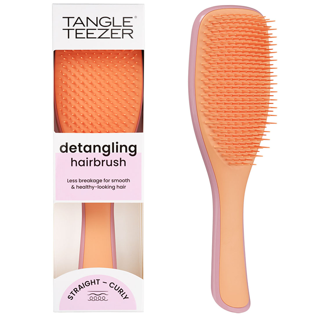 цена Tangle Teezer Расческа для прямых и волнистых волос Apricot Rosebud (Tangle Teezer, The Ultimate Detangler)