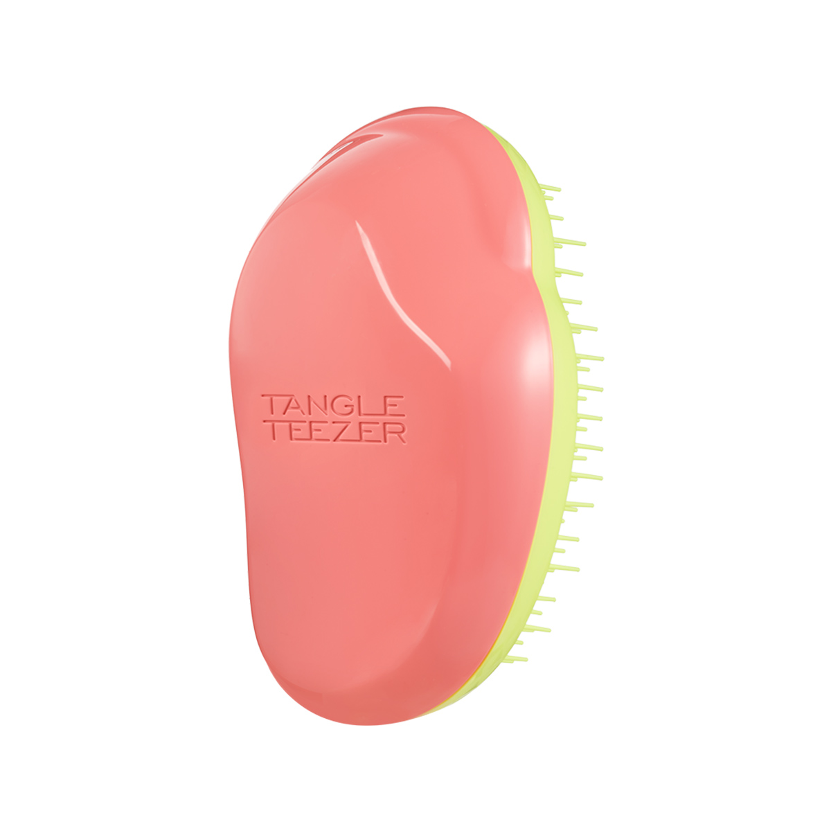 Тангл Тизер Расческа для прямых и волнистых волос Ориджинал Salmon Pink & Hyper Yellow (Tangle Teezer, The Original) фото 7
