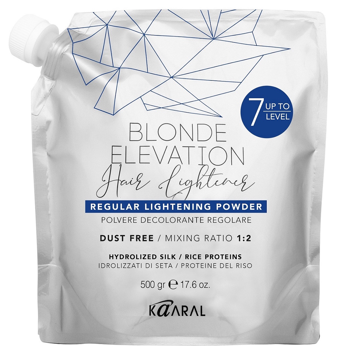 Kaaral Обычная осветляющая пудра Regular Lightening Powder, 500 г (Kaaral, Blonde Elevation) kaaral blonde elevation extreme lift powder обесцвечивающий порошок 60гр