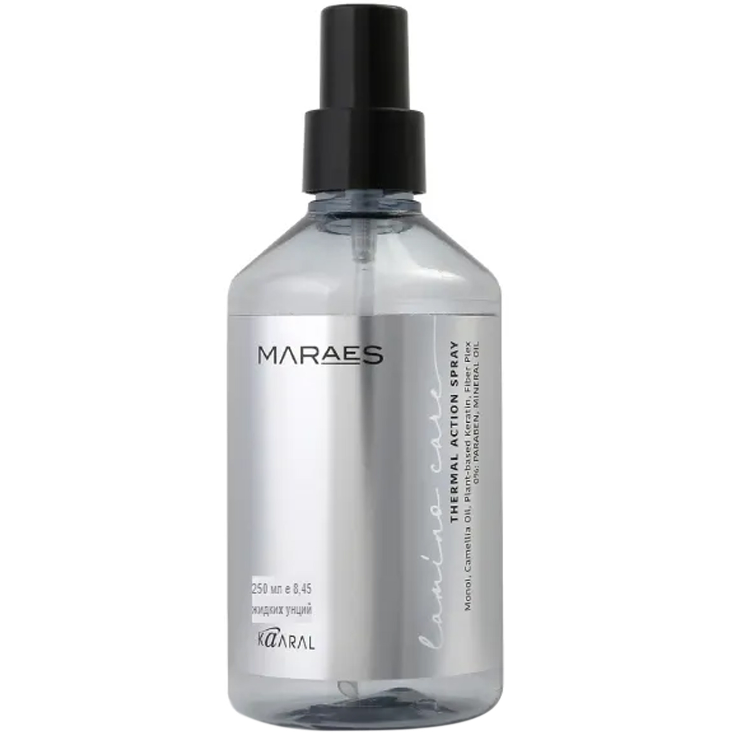 Каарал Ламинирующий спрей для волос с термозащитой Thermal Action Spray, 250 мл (Kaaral, Maraes) фото 0