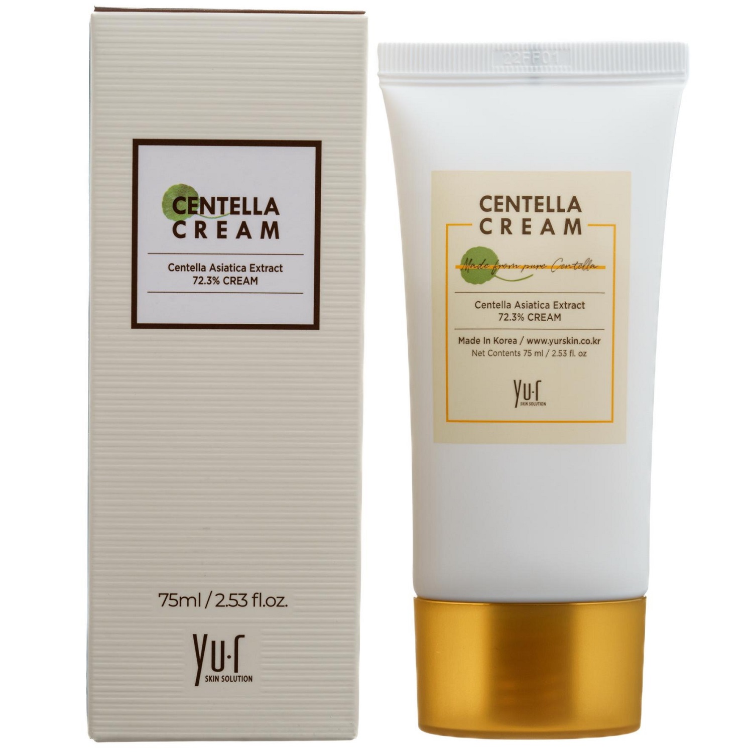 Yu.R Увлажняющий крем для лица Centella Cream, 75 мл (Yu.R, )