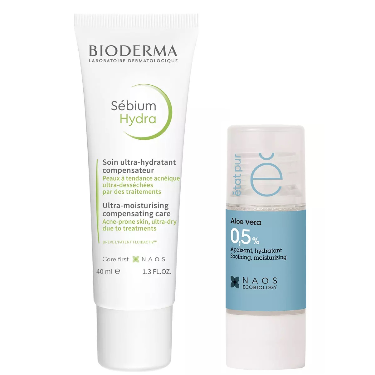 Bioderma Набор: Bioderma крем Sébium Hydra 40 мл + Etat Pur сыворотка с алоэ вера 15 мл (Bioderma, Sebium)