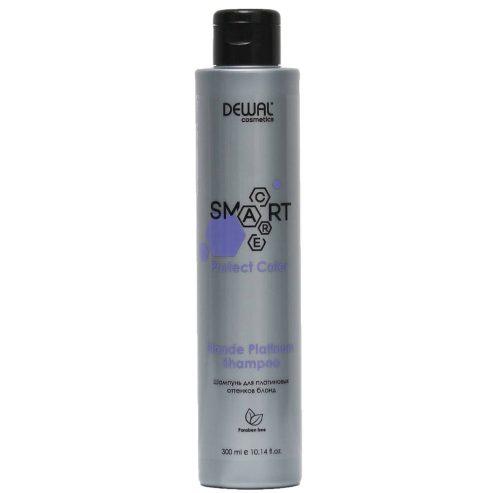Dewal Cosmetics Шампунь для платиновых оттенков блонд Protect Color Blonde Platinum Shampoo, 300 мл (Dewal Cosmetics, Smart)