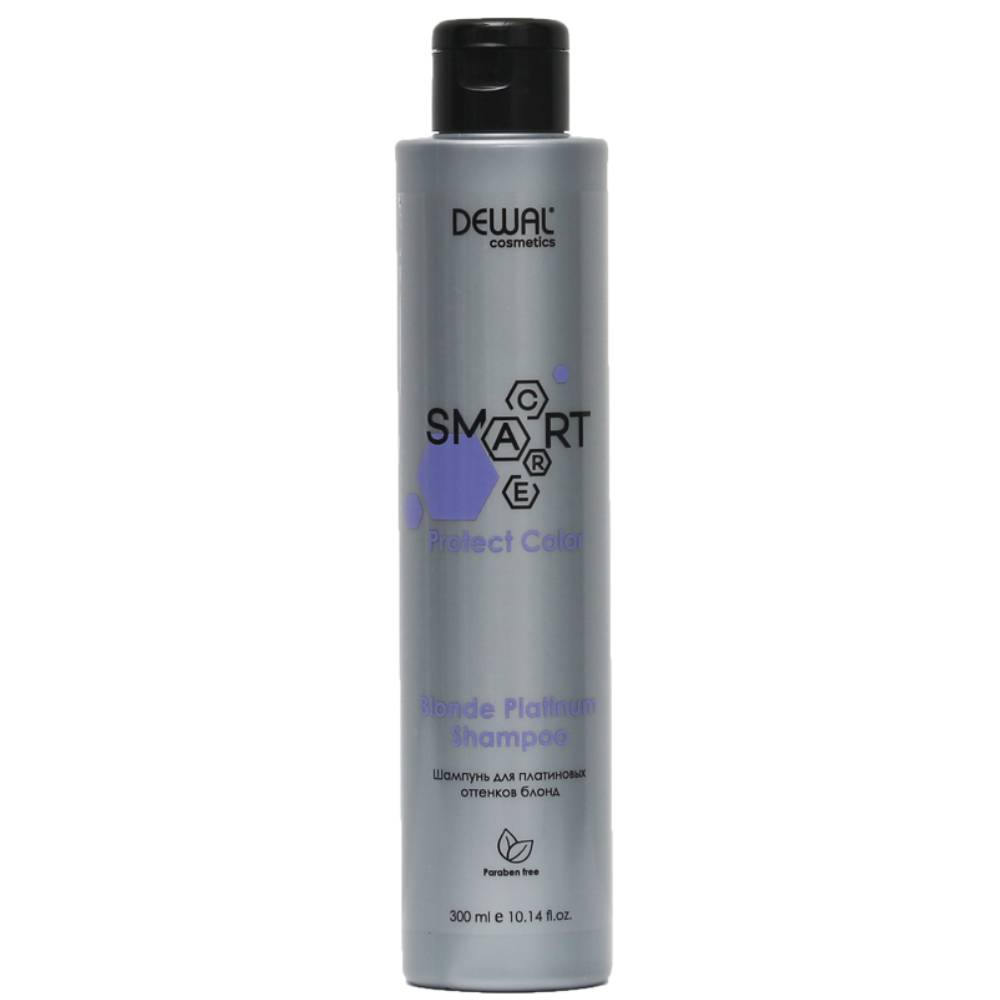 Dewal Cosmetics Шампунь для платиновых оттенков блонд Protect Color Blonde Platinum Shampoo, 300 мл (Dewal Cosmetics, Smart) dewal cosmetics шампунь smart care protect color blonde platinum 300 мл