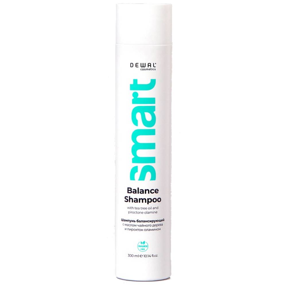 Dewal Cosmetics Балансирующий шампунь Skin Purity Balance Sebum & Dandruff Purity Shampoo, 300 мл (Dewal Cosmetics, Smart) очищающий и балансирующий шампунь cosmetics smart care skin purity balance sebum