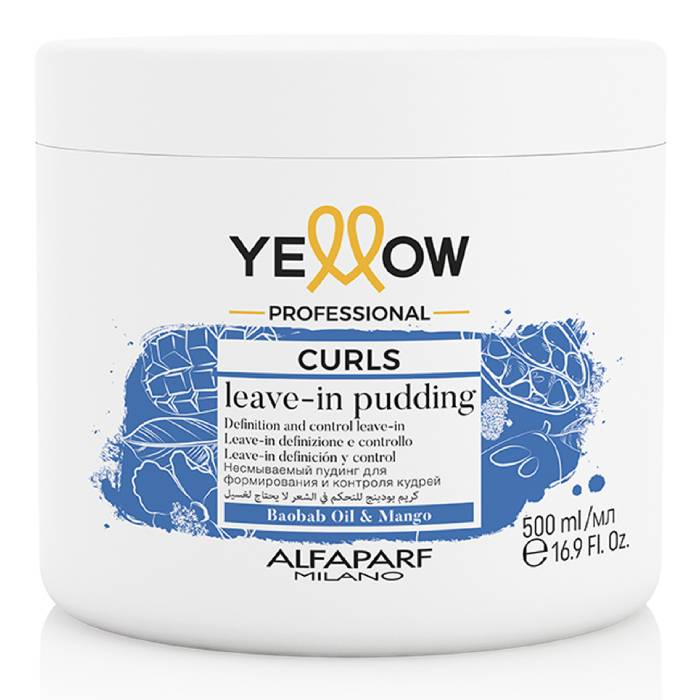 Еллоу Профешнл Несмываемый пудинг для кудрявых и въющихся волос, 500 мл (Yellow Professional, Curls) фото 1