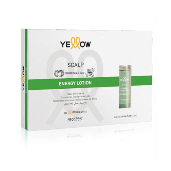 Yellow Professional Энергетический лосьон для роста волос, 6 ампул х 13 мл (Yellow Professional, Scalp) лосьон энергетический для роста волос scalp 78 мл