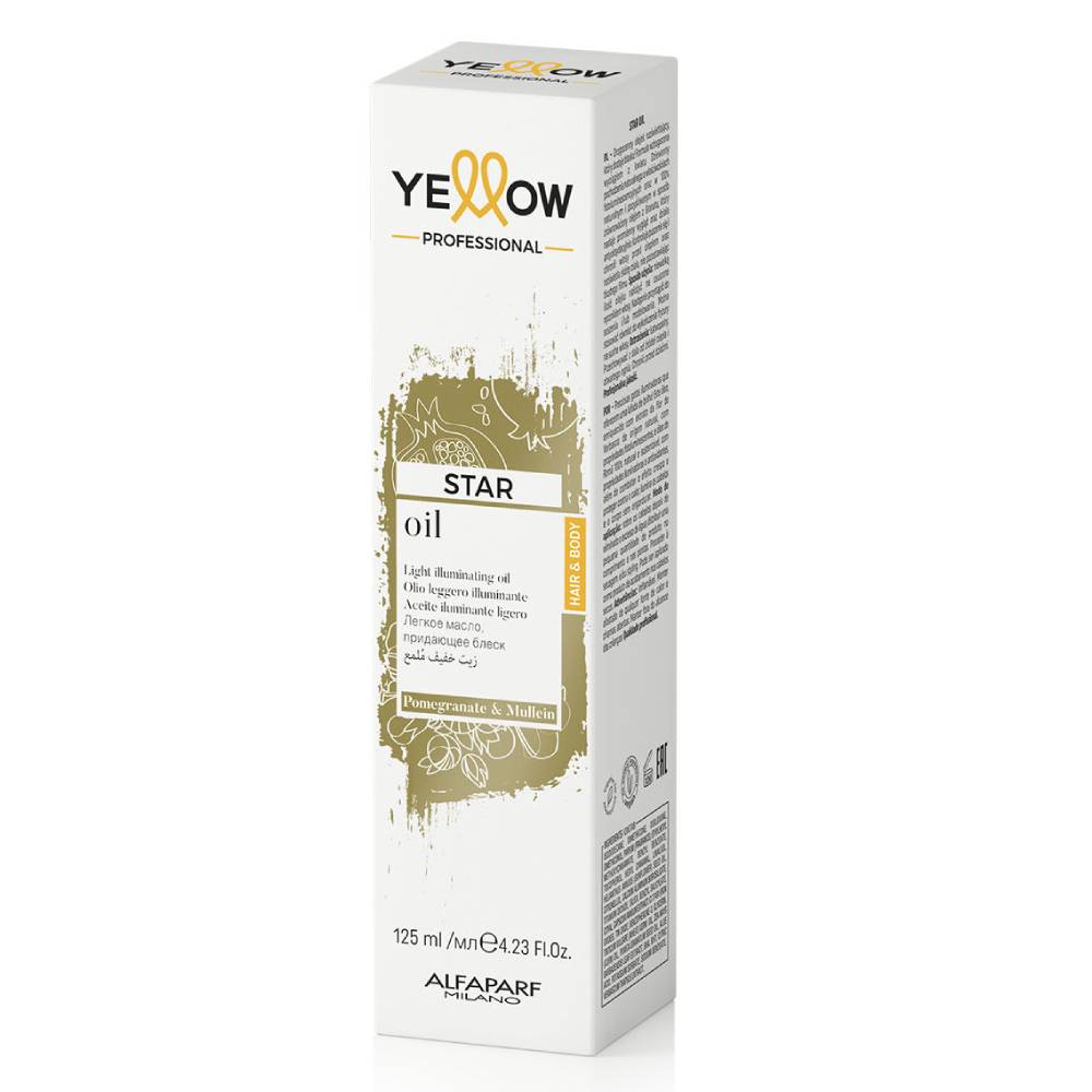 цена Yellow Professional Масло для придания блеска волосам, 125 мл (Yellow Professional, Star)