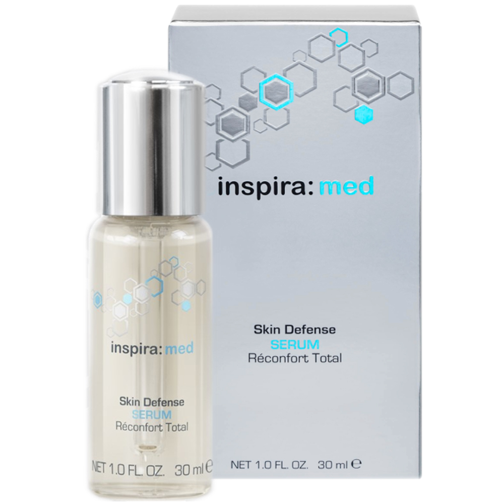 Inspira Cosmetics Успокаивающая сыворотка для чувствительной кожи Skin Defense Serum Reconfort Total, 30 мл (Inspira Cosmetics, Inspira Med) inspira cosmetics мгновенно успокаивающая регенерирующая сыворотка immediate calming sos serum 30 мл inspira cosmetics inspira absolue