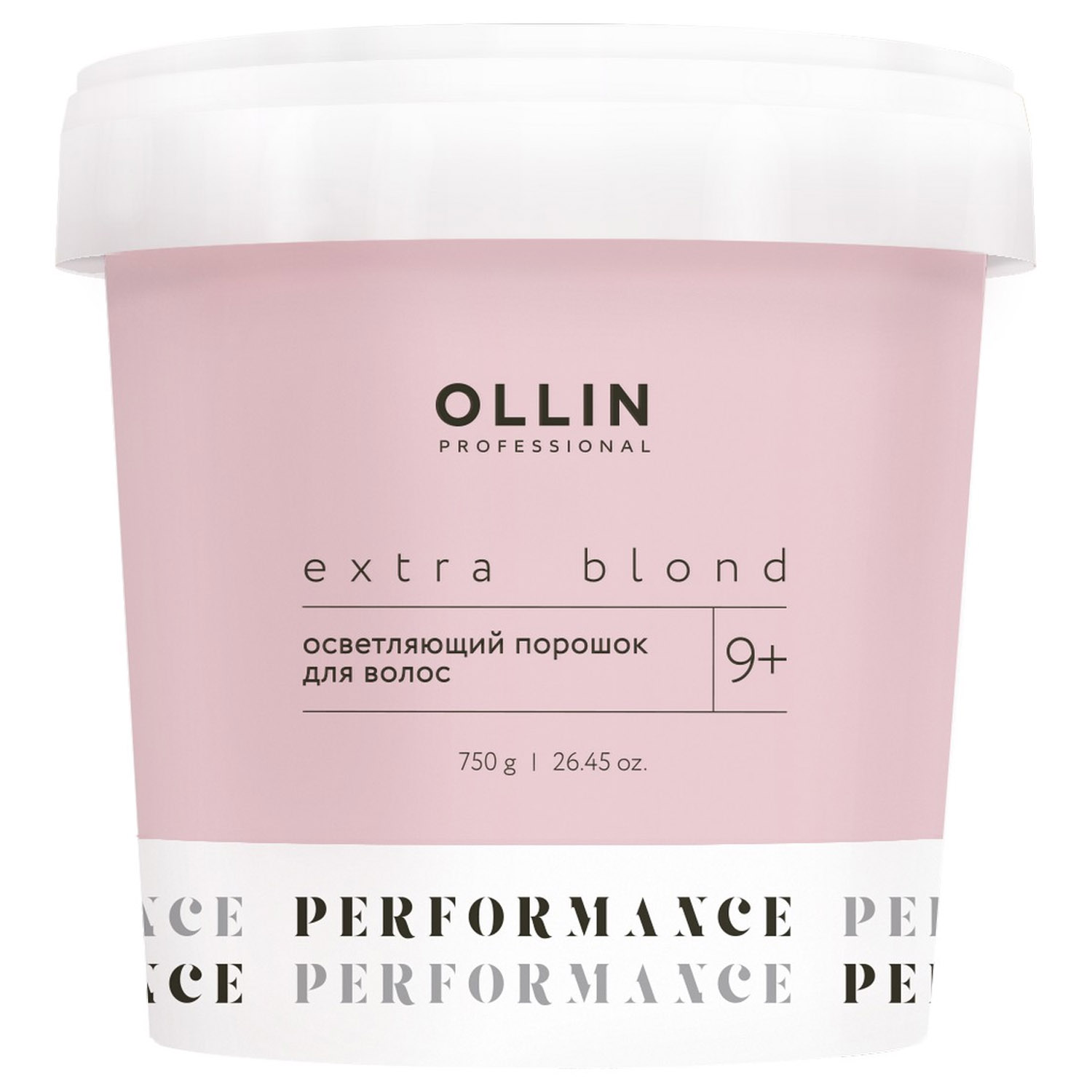 Ollin Professional Осветляющий порошок для волос Extra Blond 9+, 750 г (Ollin Professional, Performance)