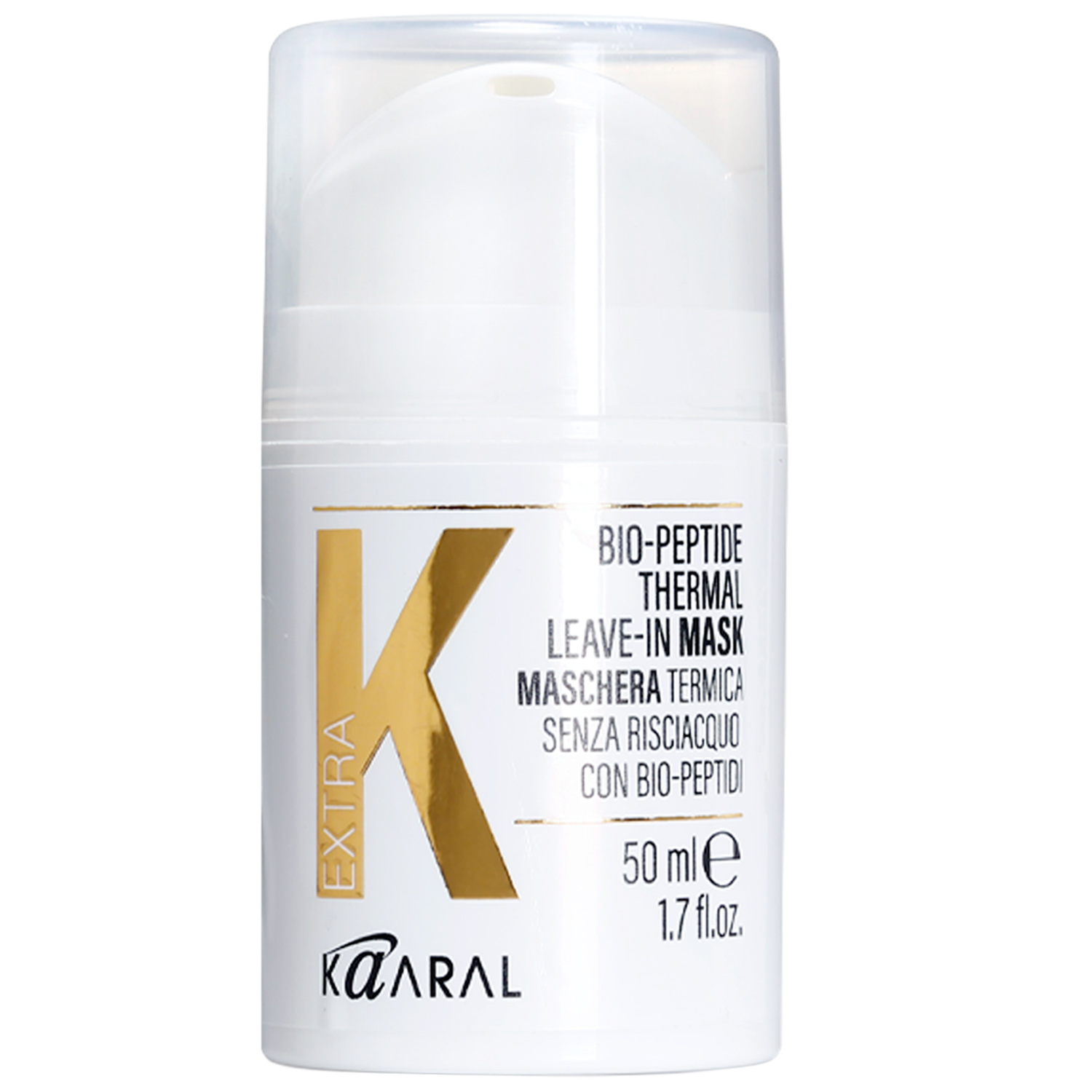 Каарал Несмываемая термо-маска с биопептидами для волос, 50 мл (Kaaral, Extra K) фото 1