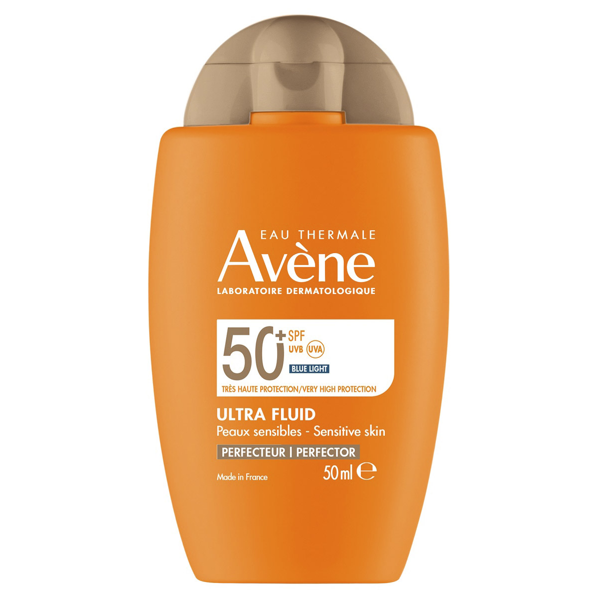 Авен Ультралегкий солнцезащитный флюид-перфектор для лица SPF 50+, 50 мл (Avene, Suncare) фото 0