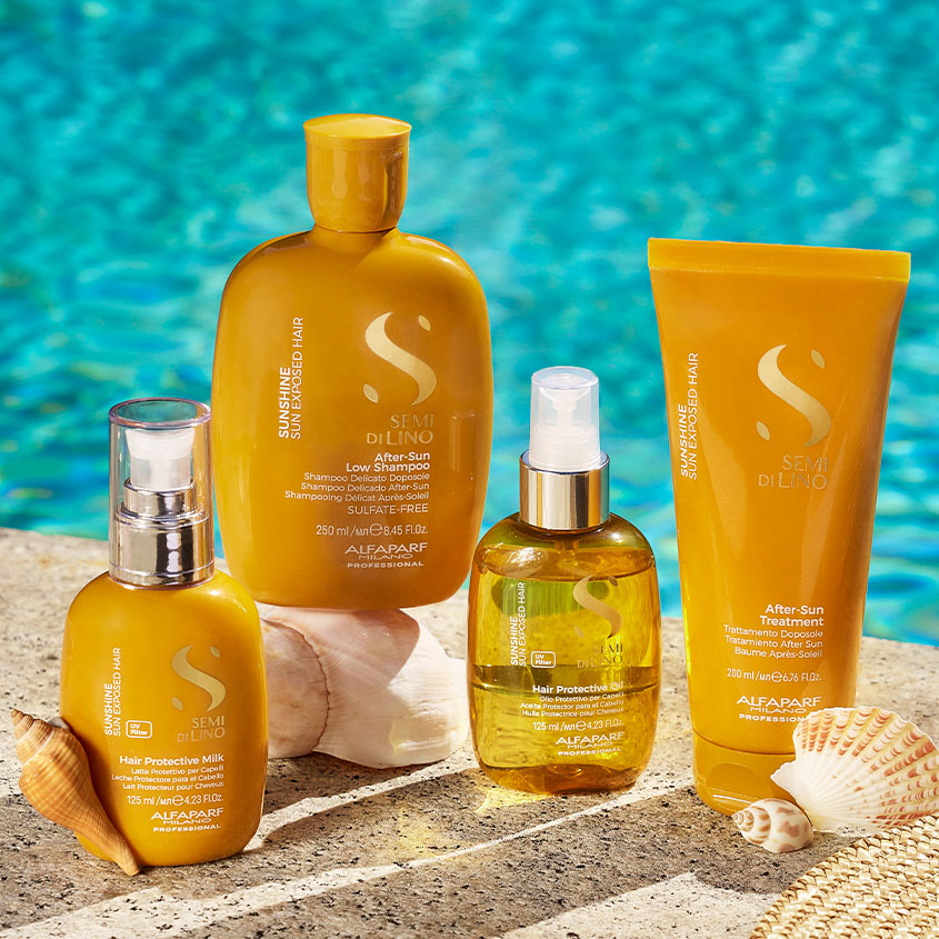  Масло для волос с UV-фильтром Hair Protective Oil, 125 мл (Alfaparf Milano, SunShine) фото 1