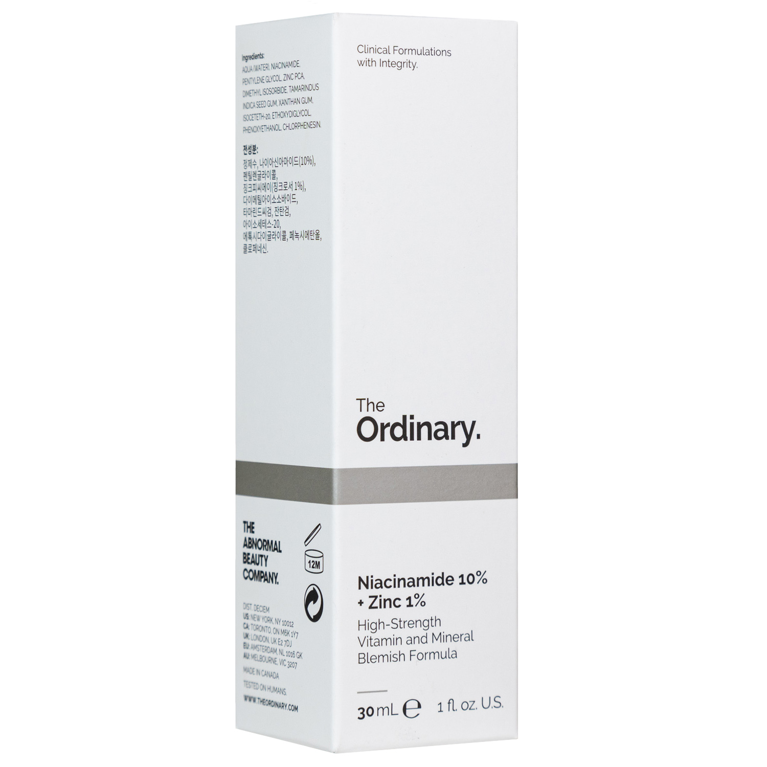 Ординари Сыворотка для проблемной кожи лица Niacinamide 10% + Zinc 1%, 30 мл (The Ordinary, ) фото 1