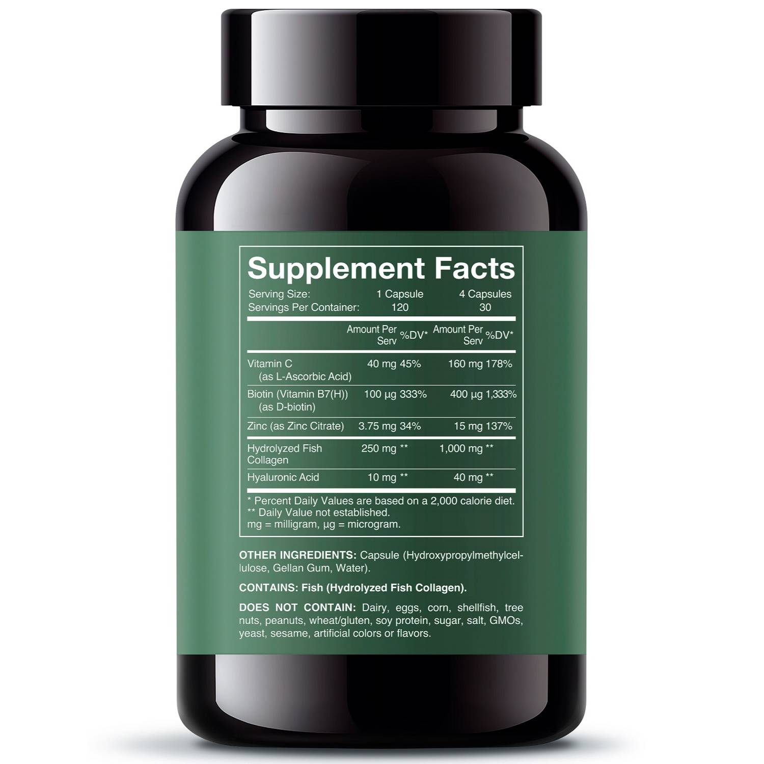 Норвегиан Фиш Ойл Комплекс Collagen & Hyaluronic Acid, 120 капсул х 310 мг (Norwegian Fish Oil, Витамины) фото 1