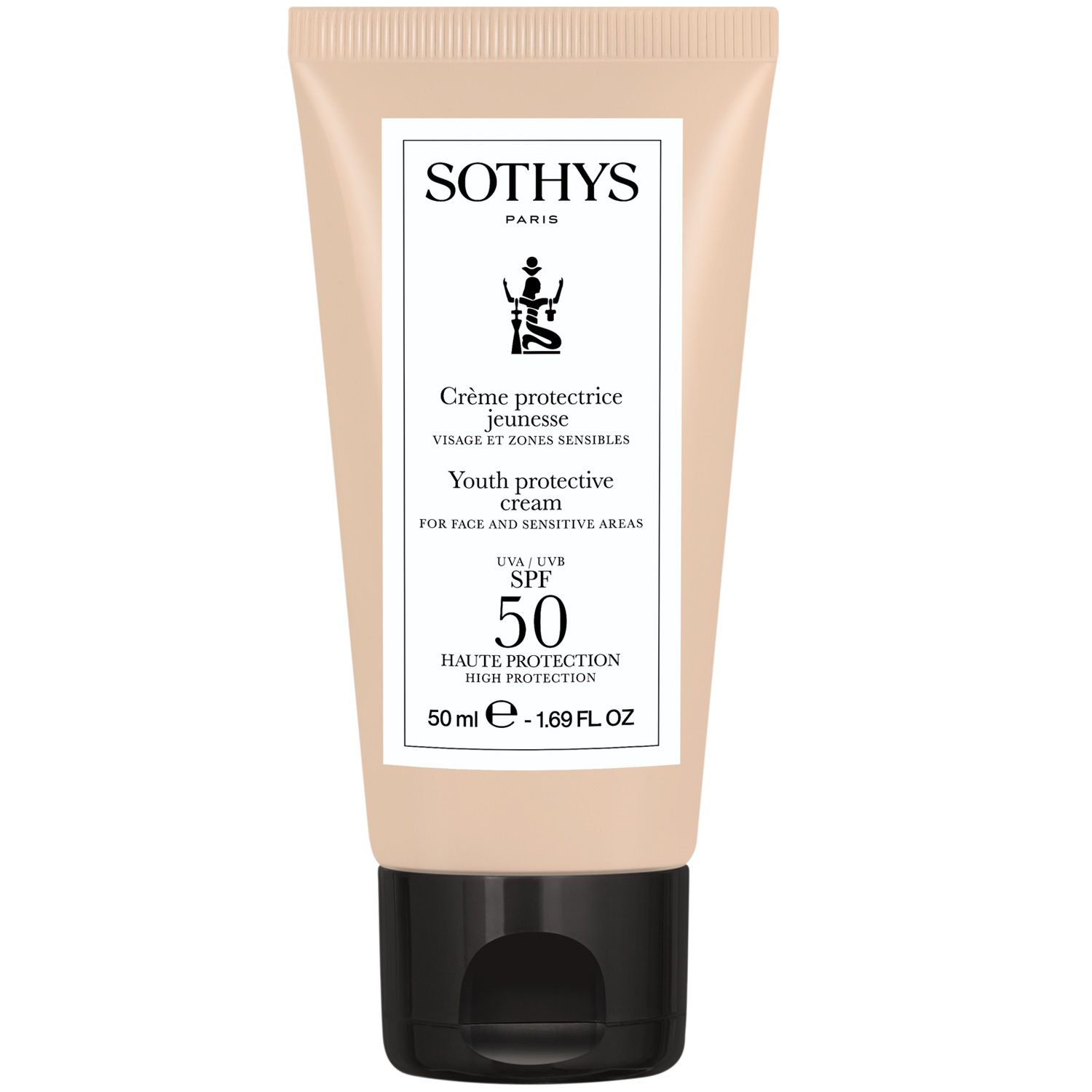 Сотис Омолаживающий защитный крем для лица и чувствительных зон SPF50, 50 мл (Sothys, Sun Care) фото 0