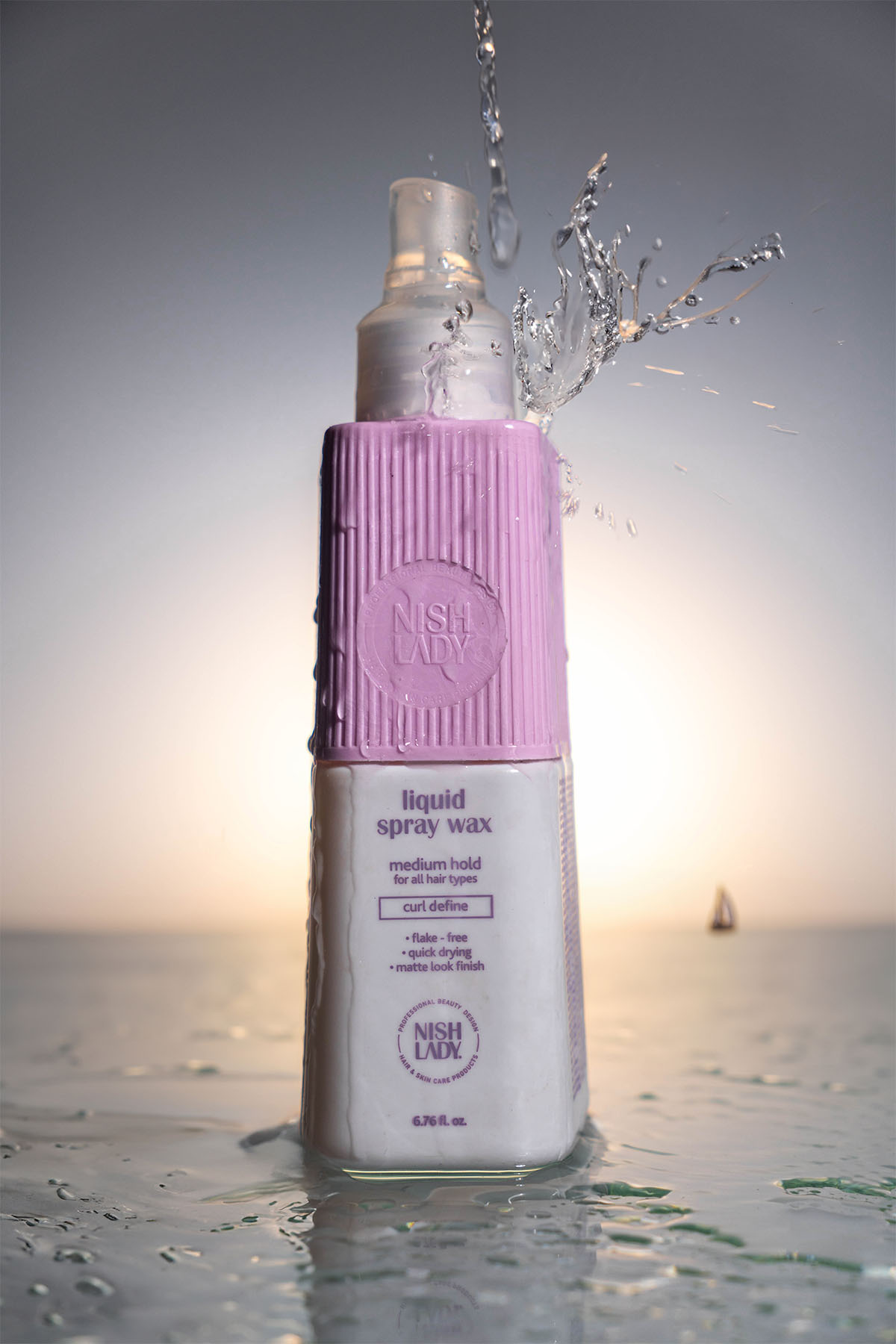 Нишледи Жидкий воск-спрей для укладки волос, 200 мл (Nishlady, Liquid фиксация) фото 1