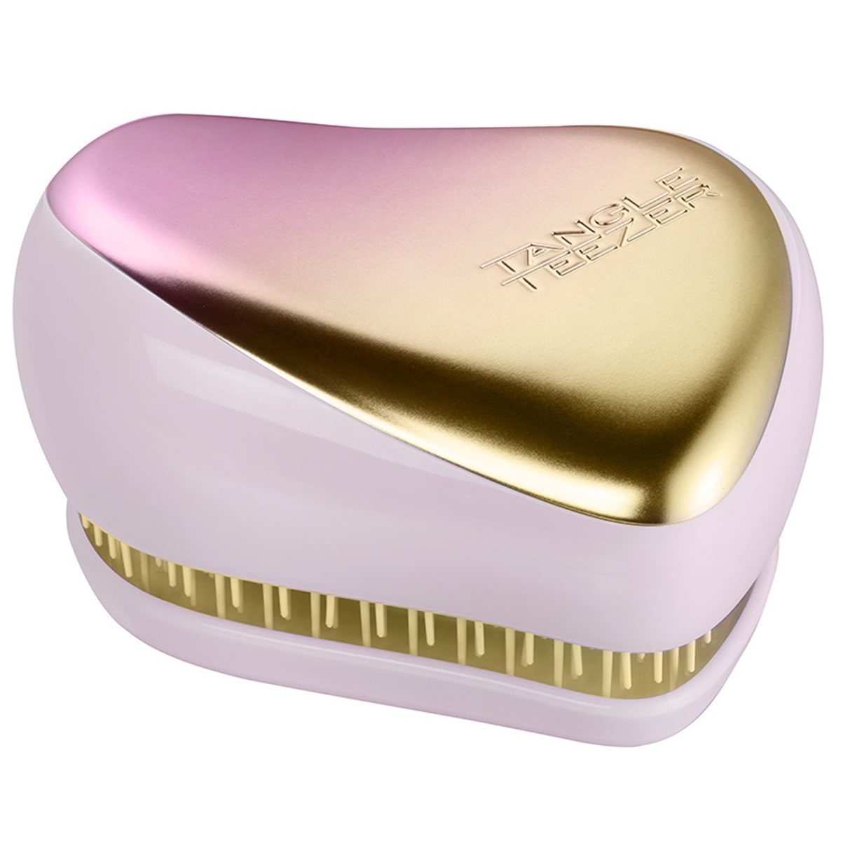 Тангл Тизер Расческа для всех типов волос Sweet Lilac & Yellow Chrome (Tangle Teezer, Compact Styler) фото 1