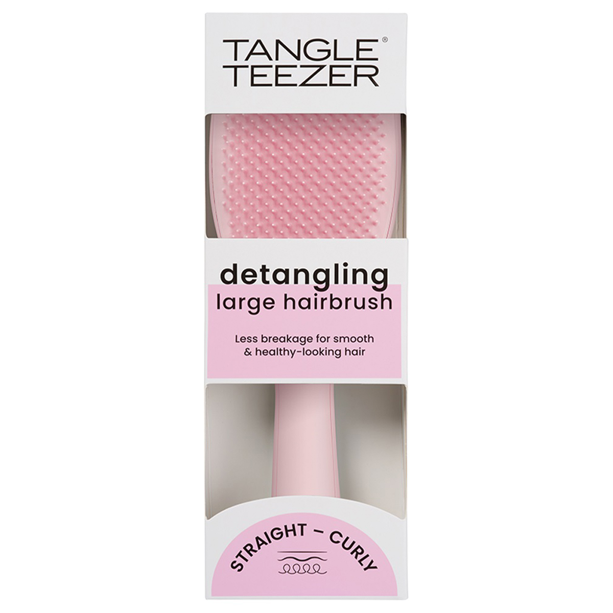 Тангл Тизер Расческа для длинных или густых волос The Large Pink Hibiscus (Tangle Teezer, The Ultimate Detangler) фото 6