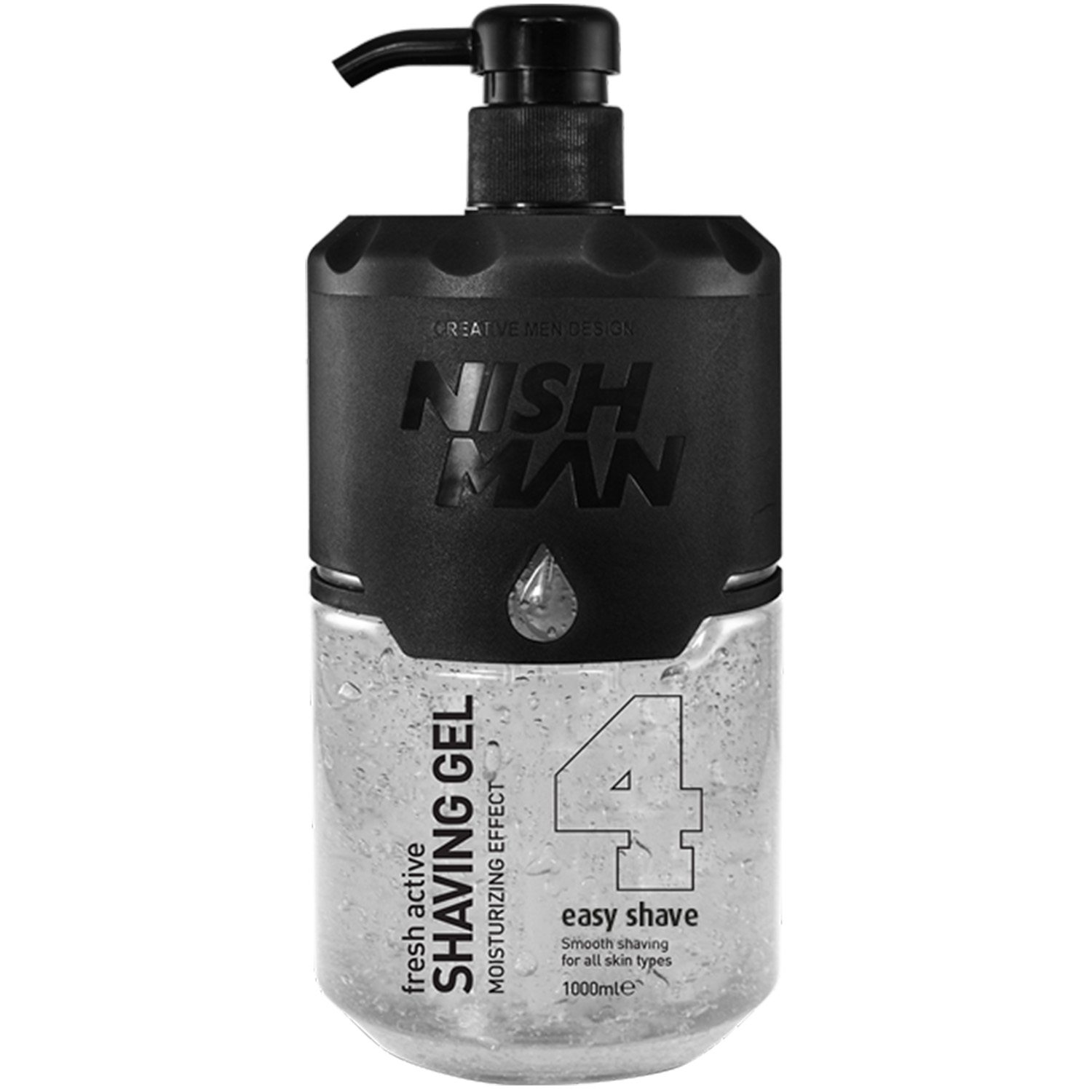 Нишмэн Увлажняющий гель для бритья 4 Easy Shave, 1000 мл (Nishman, Shaving) фото 0