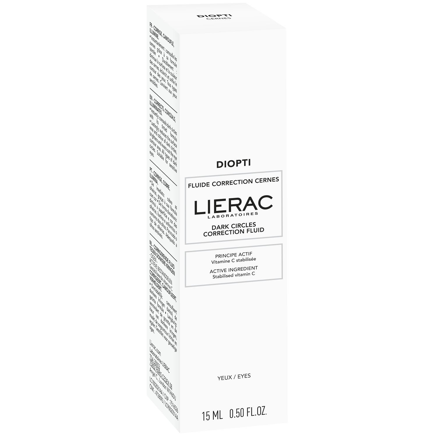 Лиерак Флюид для коррекции темных кругов под глазами, 15 мл (Lierac, Diopti) Лиерак Флюид для коррекции темных кругов под глазами, 15 мл (Lierac, Diopti) фото 2