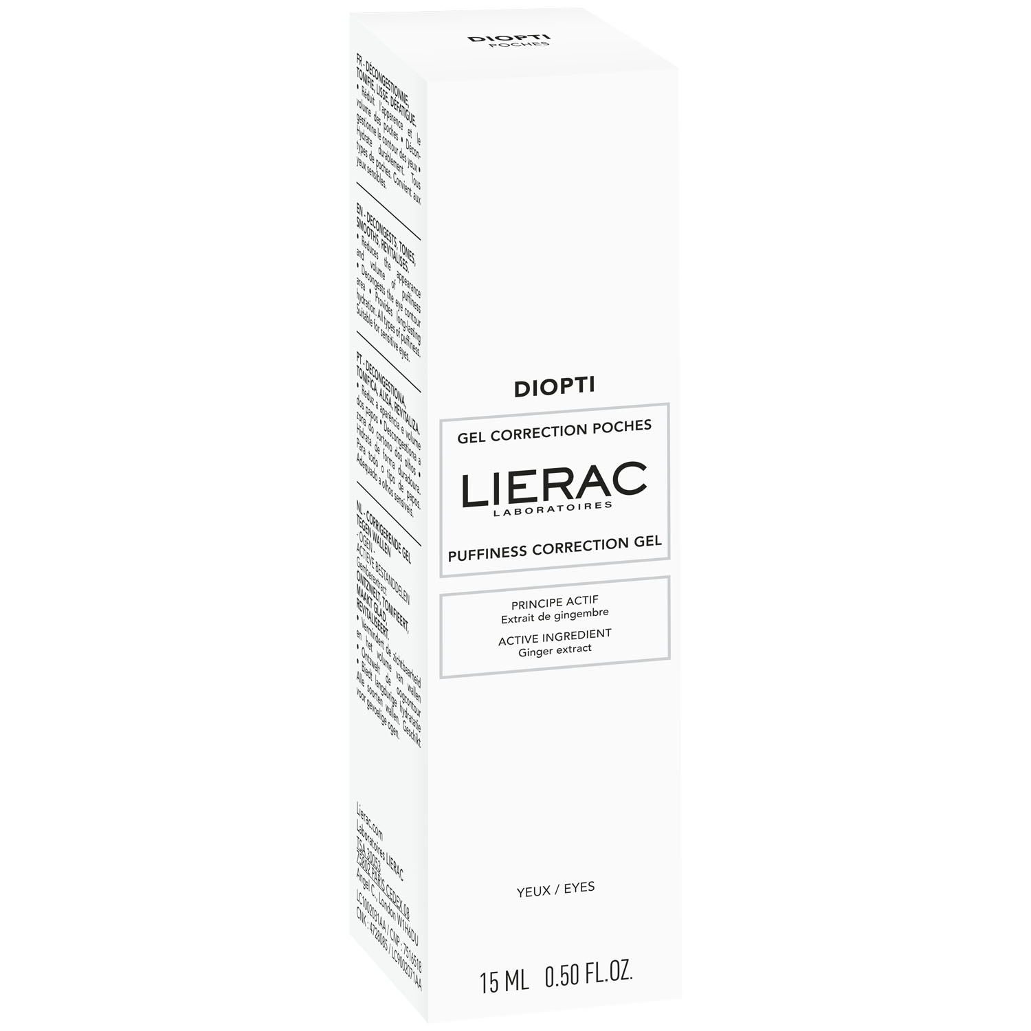 Лиерак Гель для коррекции «мешков» под глазами, 15 мл (Lierac, Diopti) фото 2