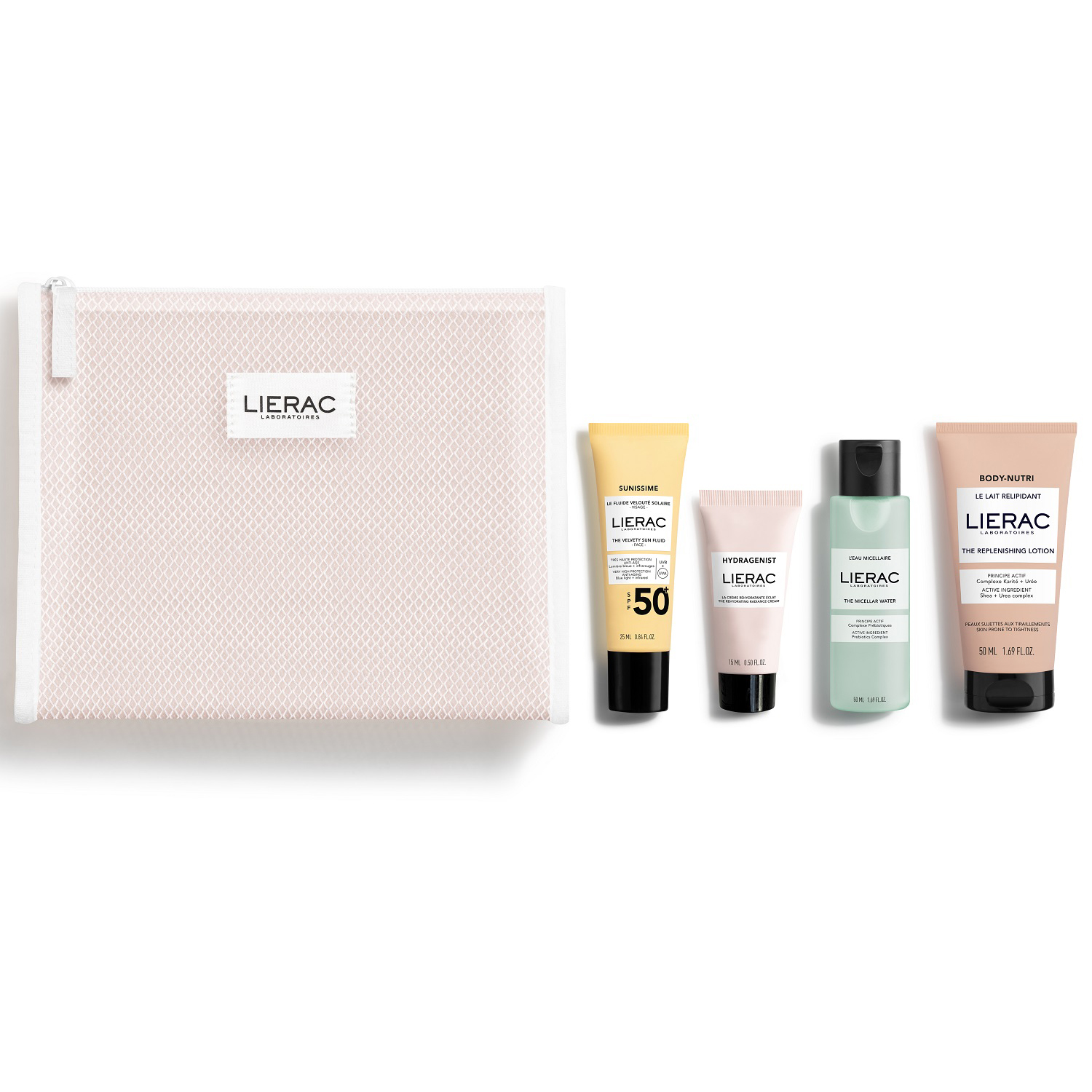 Лиерак Дорожный набор для лица и тела, 4 мини средства (Lierac, Body-Nutri) фото 1