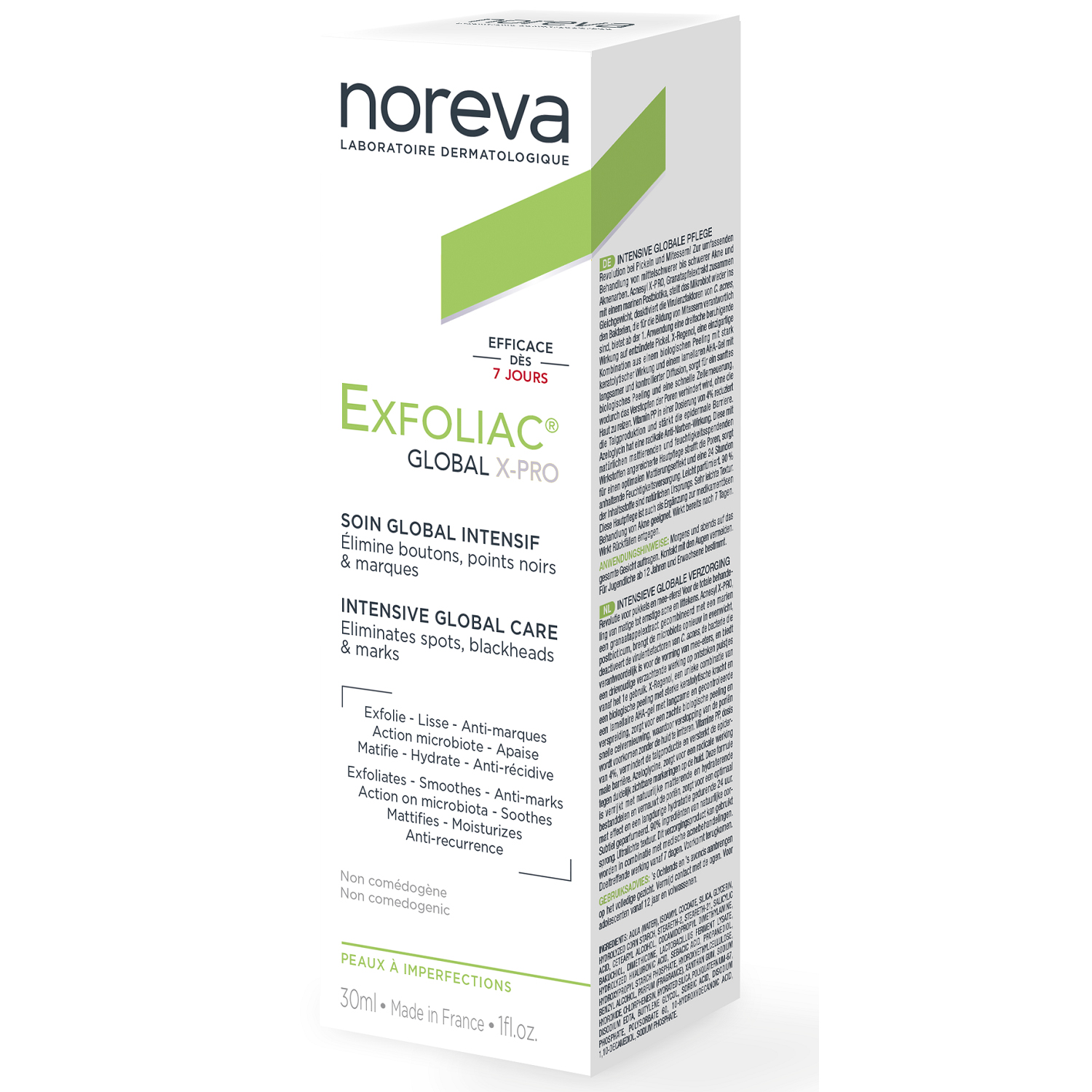 Норева Крем против несовершенств Global X-Pro, 30 мл (Noreva, Exfoliac) фото 1