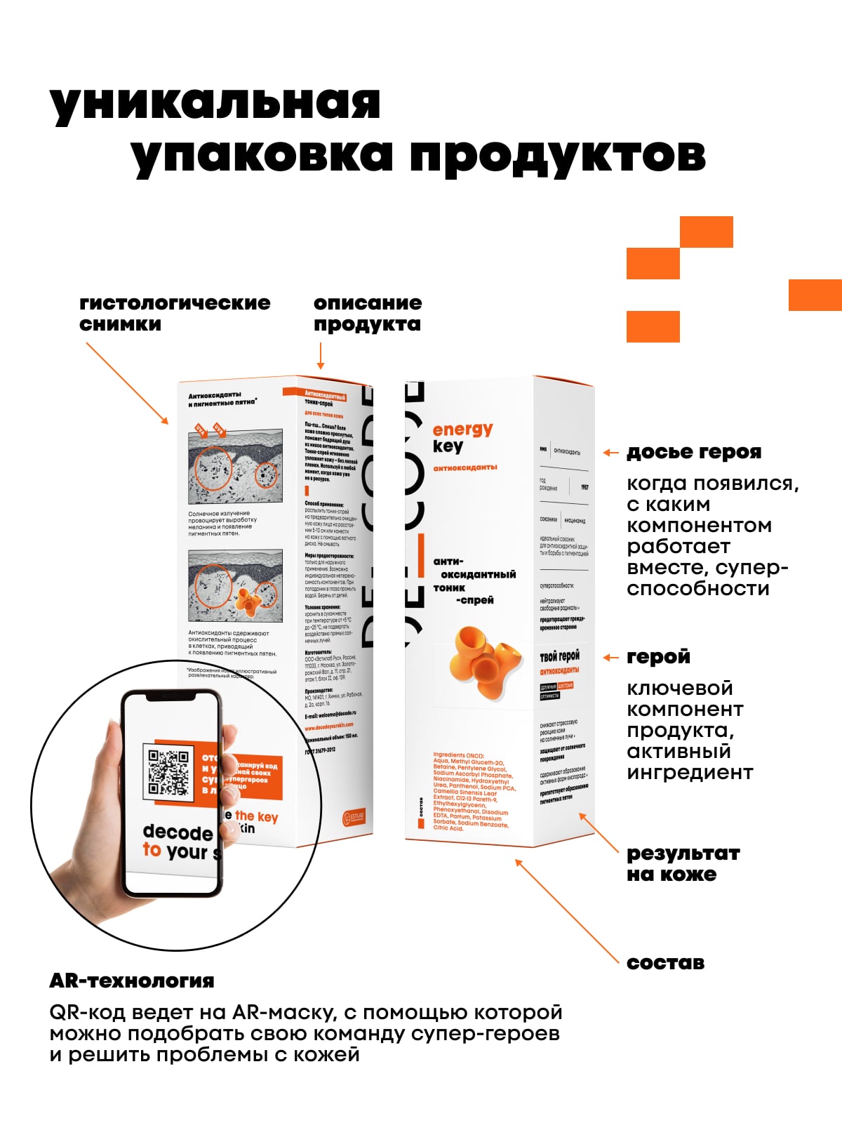 Де_Код Антиоксидантный тоник-спрей, 150 мл (De_Code, Energy Key) фото 8