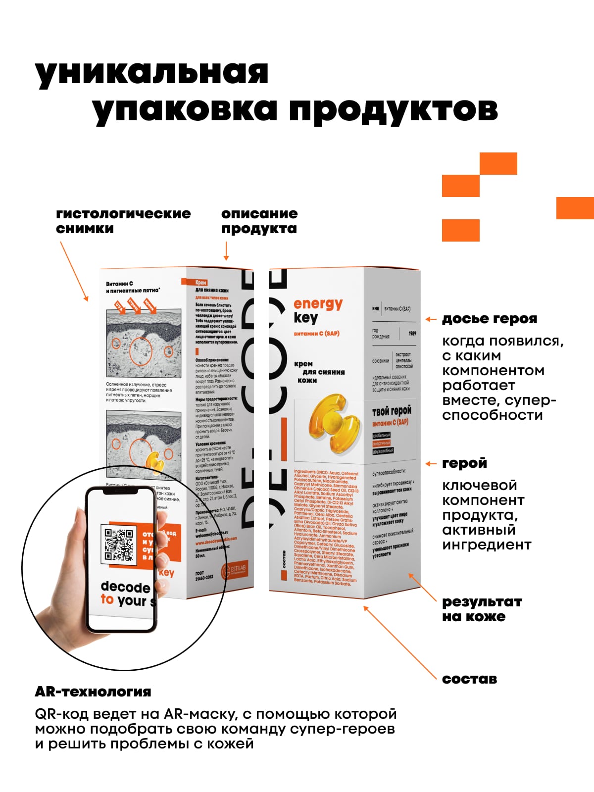 Де_Код Крем для сияния кожи, 50 мл (De_Code, Energy Key) фото 8