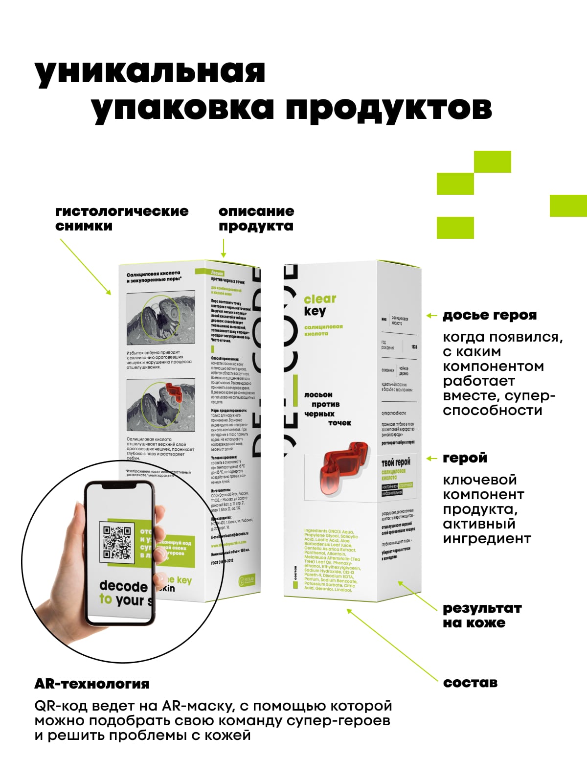 Де_Код Лосьон против черных точек, 150 мл (De_Code, Clear Key) фото 9