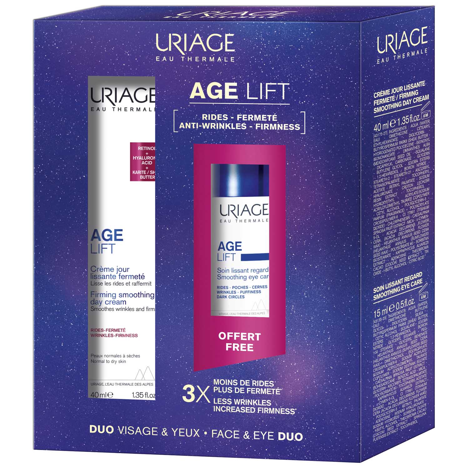 Урьяж Набор для ухода за лицом и контуром глаз (Uriage, Age Lift) фото 0