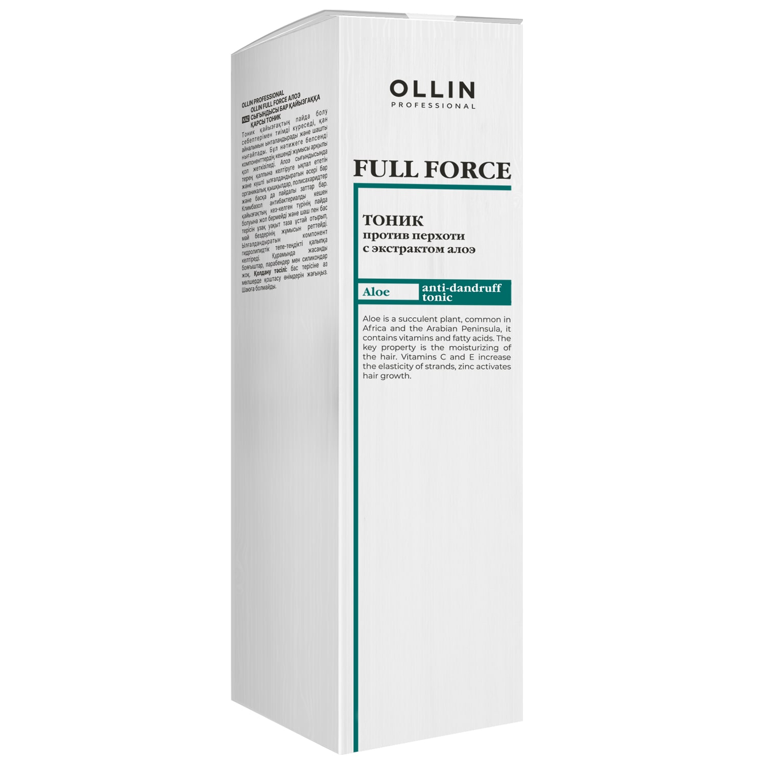 Оллин Професионал Тоник с экстрактом алоэ для кожи головы против перхоти, 80 мл (Ollin Professional, Full Force) фото 1