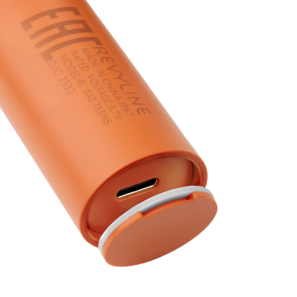  Электрическая звуковая зубная щётка RL 040 Teens 12+, розовый персик (REVYLINE, Электрические зубные щетки) фото 4