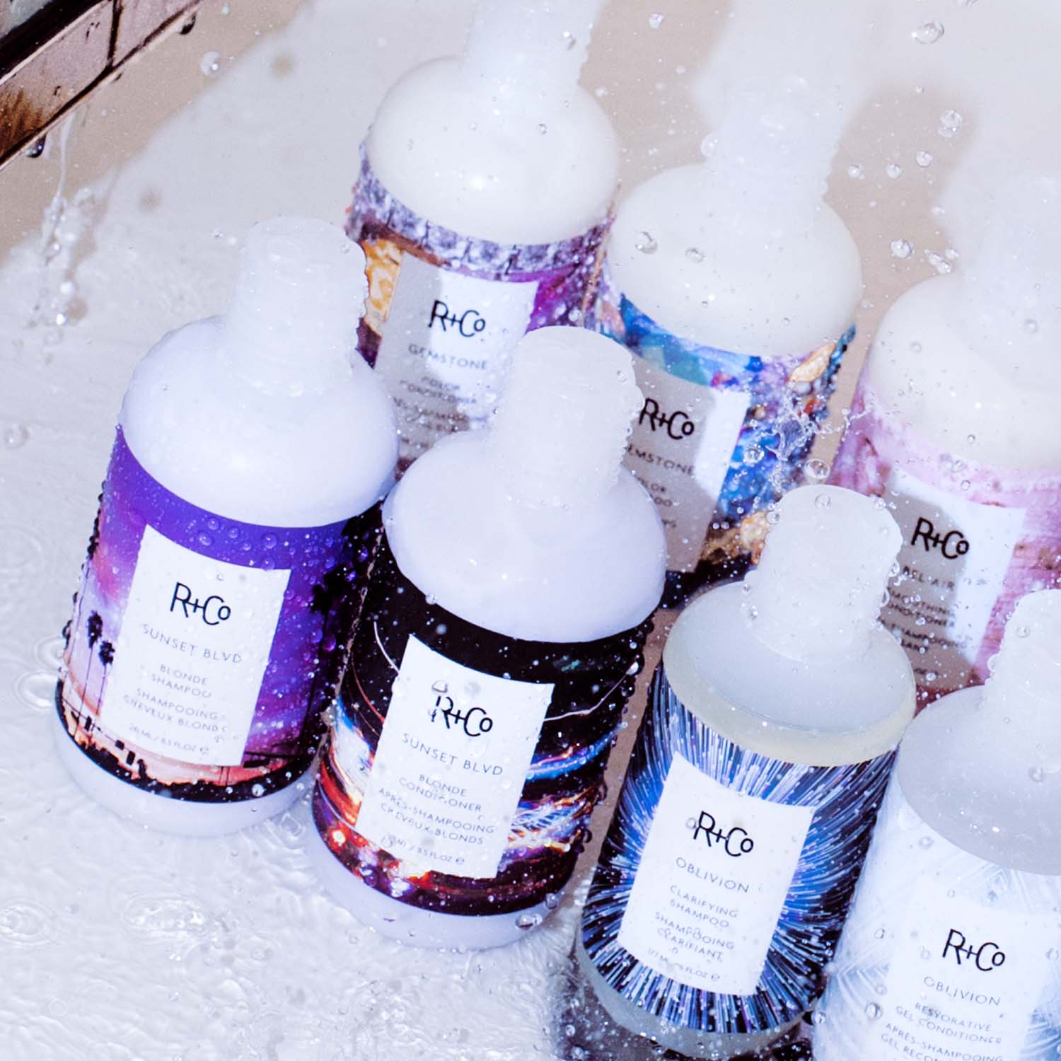  Набор Sunset Blvd Set: шампунь 251 мл + кондиционер 251 мл (R+Co, Color Care) фото 1