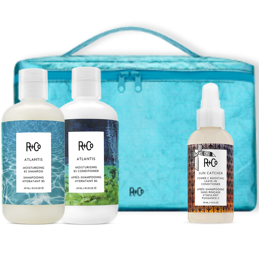  Набор Legendary Care: шампунь + кондиционер + несмываемый кондиционер (R+Co, Moisture) фото 0