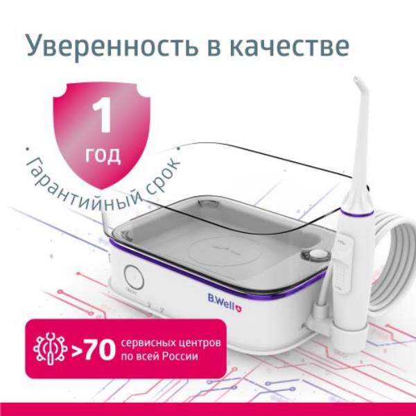 Би Велл Стационарный ирригатор для полости рта MED-900 (B.Well, MED) фото 5