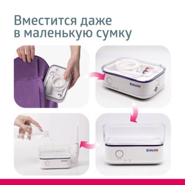 Би Велл Стационарный ирригатор для полости рта MED-900 (B.Well, MED) фото 8