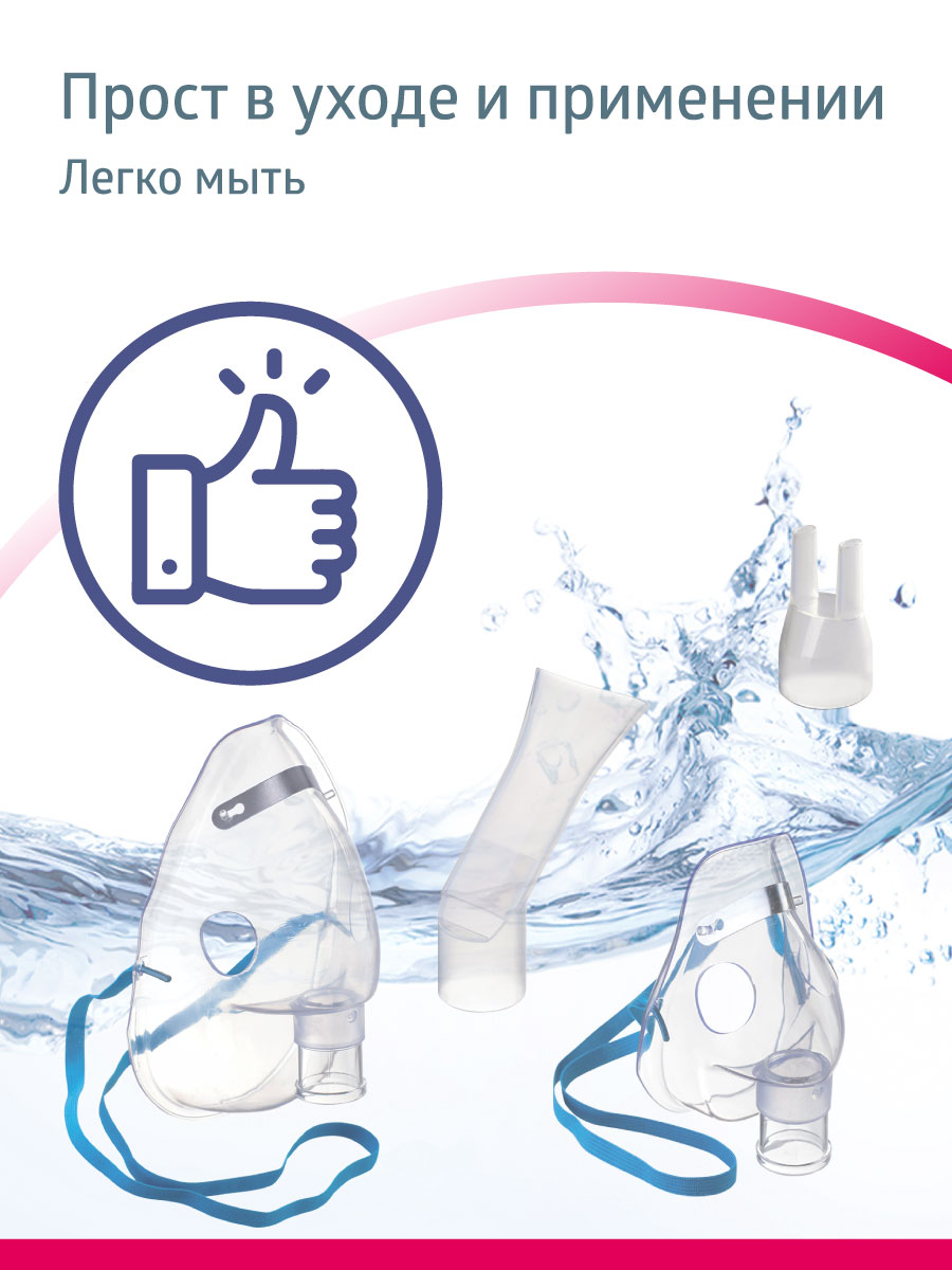 Би Велл Ингалятор медицинский с micro USB MED-120 (B.Well, MED) фото 11