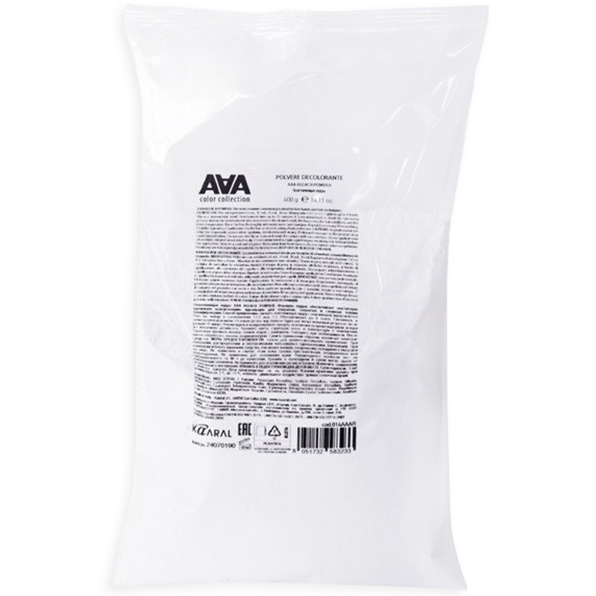 Каарал Обновленная обесцвечивающая пудра Bleach Powder, 400 г (Kaaral, AAA) фото 0