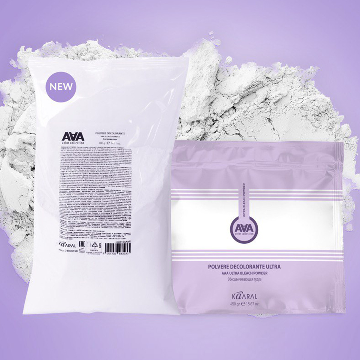 Каарал Обновленная обесцвечивающая пудра Bleach Powder, 400 г (Kaaral, AAA) фото 1