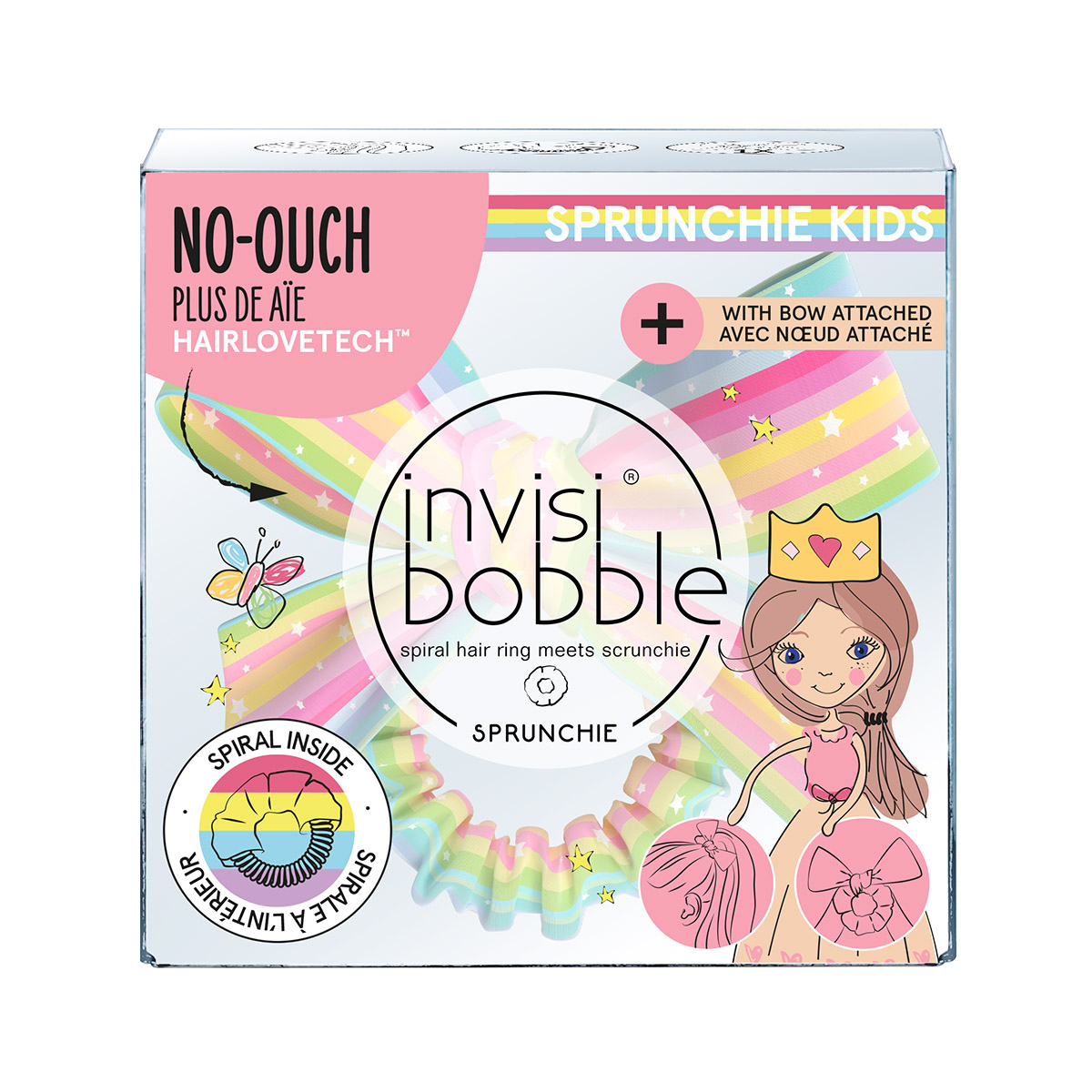 Инвизибабл Резинка-браслет для волос Kids Slim Rainbow (Invisibobble, Sprunchie) фото 2